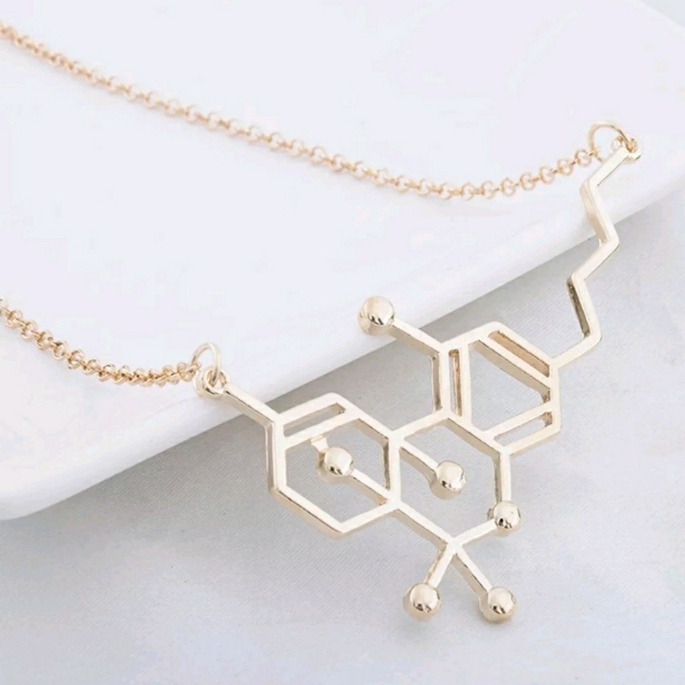 THC Molecular Necklace - Picture 3 of 4